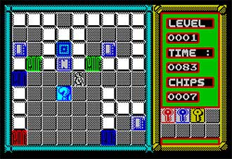 Pantallazo del juego online Chip's Challenge (Spectrum)