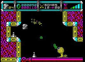 Pantallazo del juego online Cybernoid (Spectrum)