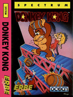 Carátula del juego Donkey Kong (Spectrum)