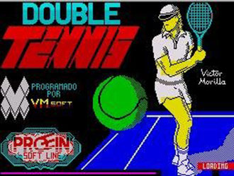 Carátula del juego Double Tennis (Spectrum)