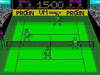 Pantallazo del juego online Double Tennis (Spectrum)
