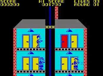 Pantallazo del juego online Elevator Action (Spectrum)