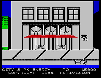 Pantallazo del juego online Ghostbusters (Spectrum)