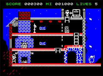 Pantallazo del juego online The Goonies (Spectrum)