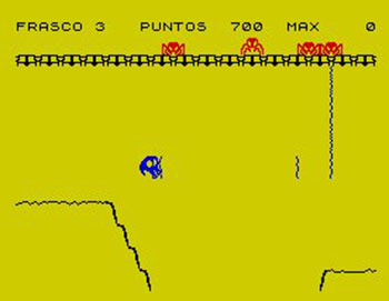 Pantallazo del juego online Horacio Y Las Arañas (Spectrum)