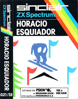 Carátula del juego Horacio Esquiador (Spectrum)