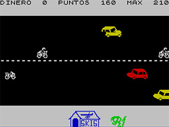 Pantallazo del juego online Horacio Esquiador (Spectrum)