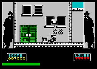 Pantallazo del juego online Hudson Hawk (Spectrum)