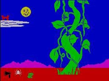 Pantallazo del juego online Jack and the Beanstalk (Spectrum)
