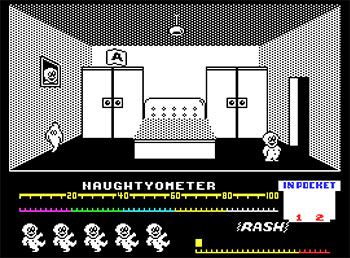 Pantallazo del juego online Jack the Nipper (Spectrum)