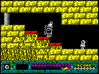 Pantallazo del juego online Jack the Nipper 2 In Coconut Capers (Spectrum)