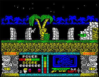 Pantallazo del juego online Jungle Warrior (Spectrum)