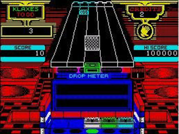 Pantallazo del juego online Klax (Spectrum)