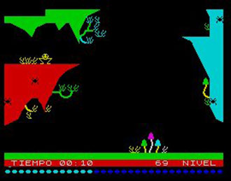 Pantallazo del juego online La Pulga (Spectrum)