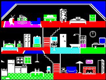 Pantallazo del juego online Little Computer People (Spectrum)