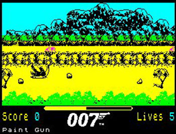 Pantallazo del juego online 007 The Living Daylights (Spectrum)