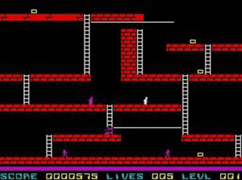 Pantallazo del juego online Lode Runner (Spectrum)