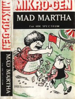 Carátula del juego Mad Martha (Spectrum)