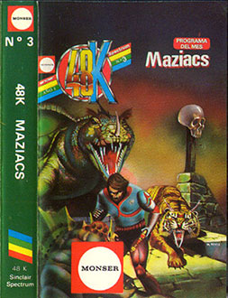 Carátula del juego Maziacs (Spectrum)
