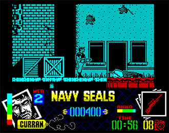 Pantallazo del juego online Navy Seals (Spectrum)