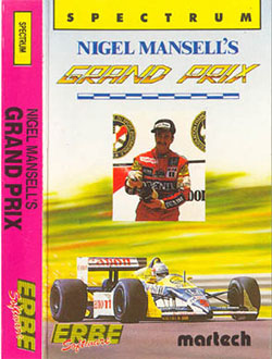 Carátula del juego Nigel Mansell's Grand Prix (Spectrum)