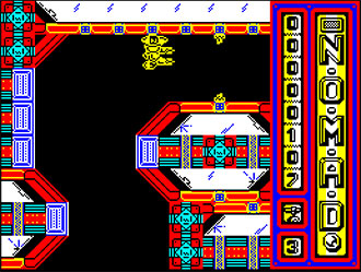 Pantallazo del juego online N.O.M.A.D. (Spectrum)