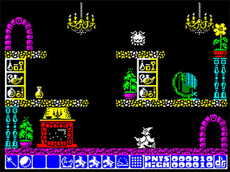 Pantallazo del juego online Olli & Lissa 2 Halloween (Spectrum)