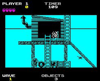 Pantallazo del juego online Peter Pack Rat (Spectrum)