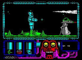 Pantallazo del juego online El Poder Oscuro (Spectrum)