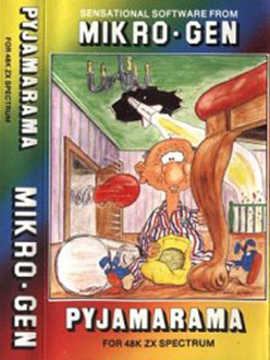 Carátula del juego Pyjamarama (Spectrum)