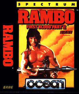 Carátula del juego Rambo First Blood Part II (Spectrum)
