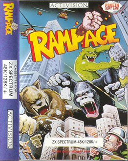 Carátula del juego Rampage (Spectrum)