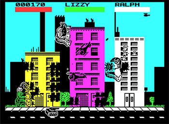 Pantallazo del juego online Rampage (Spectrum)