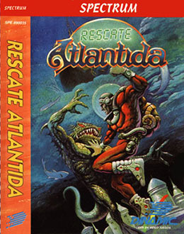 Carátula del juego Rescate Atlantida (Spectrum)