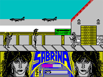 Pantallazo del juego online Sabrina (Spectrum)