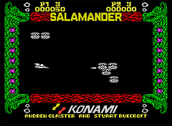 Pantallazo del juego online Salamander (Spectrum)