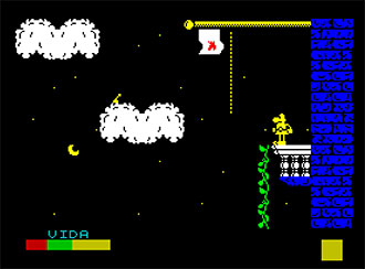 Pantallazo del juego online Sir Fred (Spectrum)