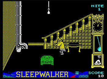 Pantallazo del juego online Sleep Walker (Spectrum)