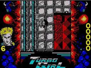Pantallazo del juego online Turbo Girl (Spectrum)