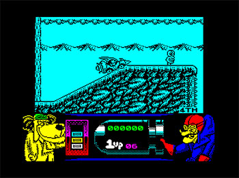 Pantallazo del juego online Wacky Races (Spectrum)