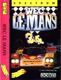 Carátula del juego W.E.C. Le Mans (Spectrum)