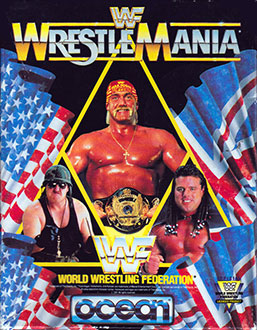 Carátula del juego WWF Wrestle Mania (Spectrum)
