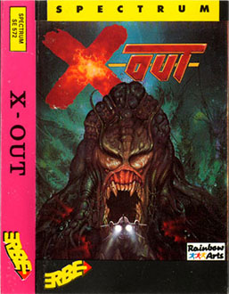 Carátula del juego X-Out (Spectrum)