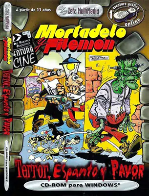 Portada de la descarga de Mortadelo y Filemón: Terror, Espanto y Pavor (Una Aventura de Cine)
